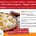 1. Türki̇nfo Pi̇lav ve Sohbet Günleri̇ – Terítéken Törökország