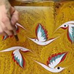 Újra reneszánszát éli a törökök évszázados művészete, a víztükörre festés