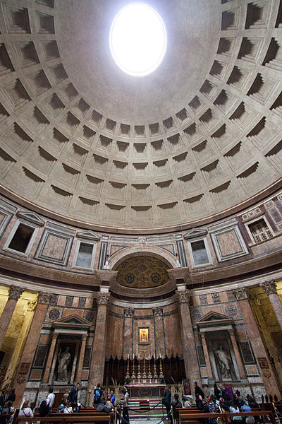 A római Pantheon belseje
