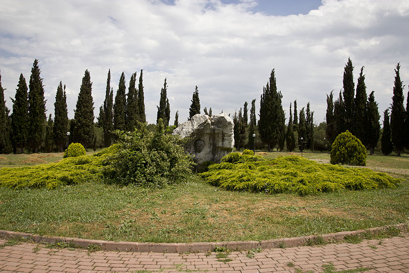 Az emlékmű Gebzében, mely Hannibál sírját hivatott jelölni