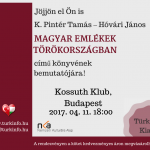 Türkinfo Kiadó könyvbemutatója: Magyar emlékek Törökországban