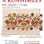 Kunok kincse: A kunhímzés – kiállításmgnyitó