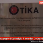 Türkiye’nin Budapeşte Büyükelçisi Fakılı’dan György’ün Kütüphanesine Tablo Hediyesi
