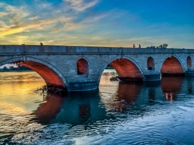 A Marica-folyón átívelő Meric-híd