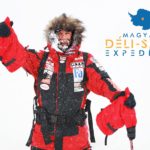 Macar sporcunun büyük zaferi: Güney Kutbuna Macar bayrağı dikti