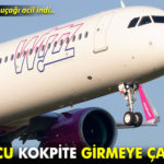 Yolcu kokpite girmeye çalıştı acil indi