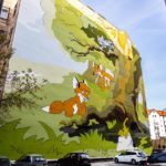 Çocukların masal kahramanı Vuk, Budapeşte’de dev resmiyle duvarları süslüyor.