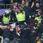 İngiltere-Macaristan maçında tribünler karıştı