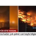 Egy nyolcemeletes lakópart gyulladt ki Izmirben