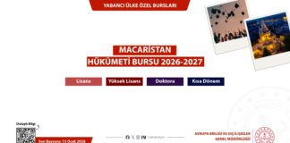 Macaristan Hükûmeti Bursu 2026-2027