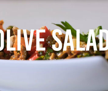 Healthy and Quick Olive Salad
